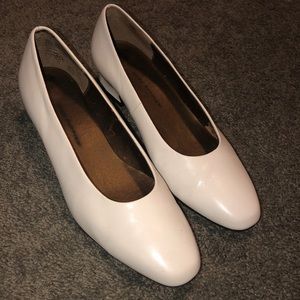 White pumps